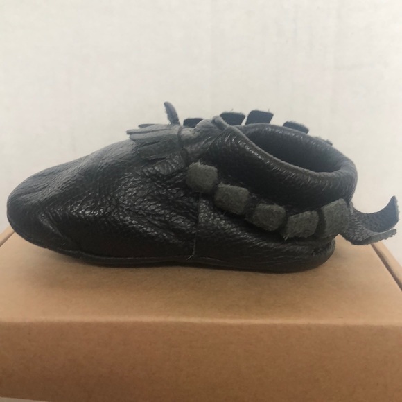 Minimoc Narwhal Size 3 Leather Moccasin - Picture 3 of 8